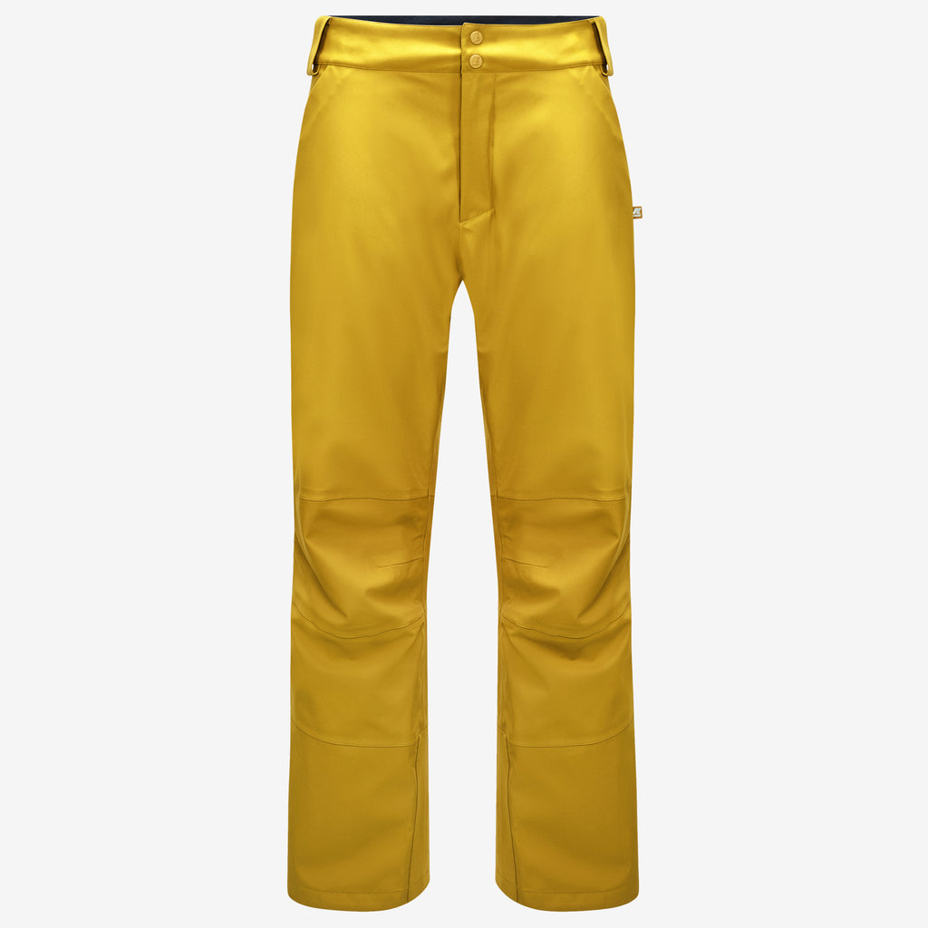 Pants Unisex Noe Micro Twill Sport Trousers YELLOW MUSTARD K Way