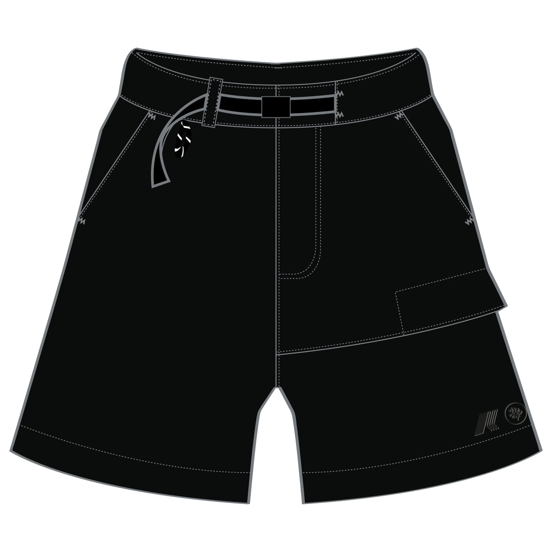 Shorts Man TAPRINNE CORAL GARDENERS Cargo BLACK PURE Color Draft (jpg Rgb)		