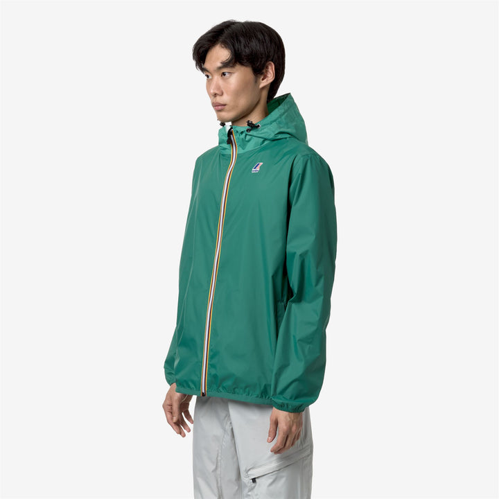 Jackets Unisex LE VRAI 3.0 CLAUDE Mid GREEN - GREEN MARINE Detail (jpg Rgb)			