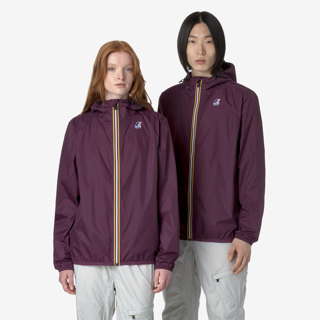 Jackets Unisex LE VRAI 3.0 CLAUDE Mid VIOLET DK PURPLE Detail Double				