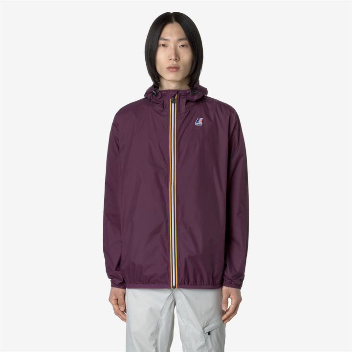 Jackets Unisex LE VRAI 3.0 CLAUDE Mid VIOLET DK PURPLE Dressed Back (jpg Rgb)		