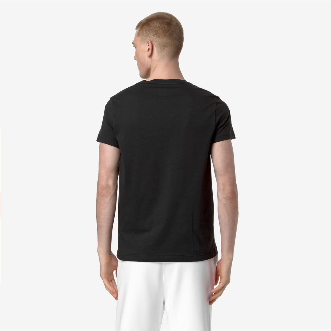 T-ShirtsTop Unisex LE VRAI EDOUARD T-Shirt BLACK PURE Dressed Front Double		