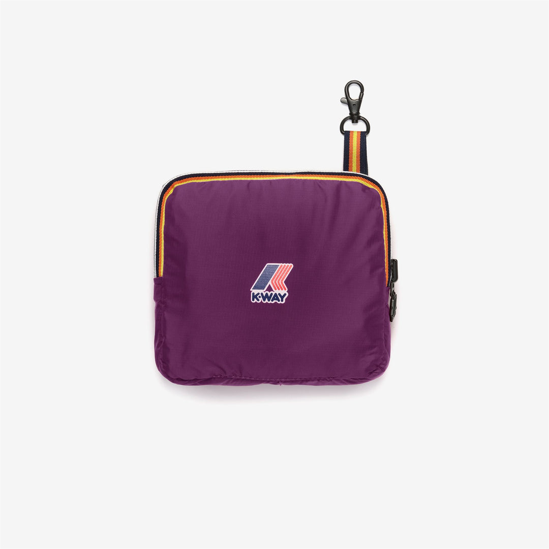 Bags Unisex LE VRAI 3.0 VICTORINE Shopping Bag VIOLET DK PURPLE Dressed Back (jpg Rgb)		