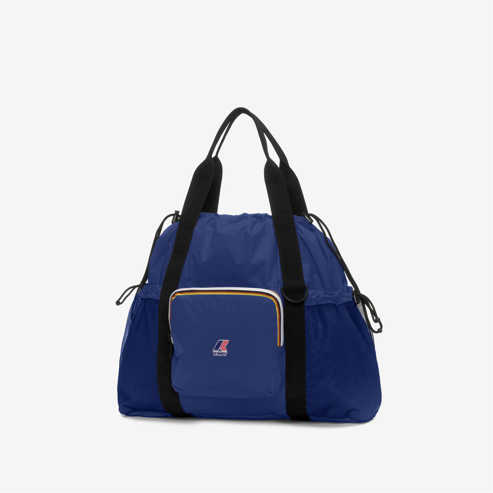 Bags Unisex LE VRAI 3.0 JEANETTE TOTE BAG BLUE INDIGO Dressed Front (jpg Rgb)	