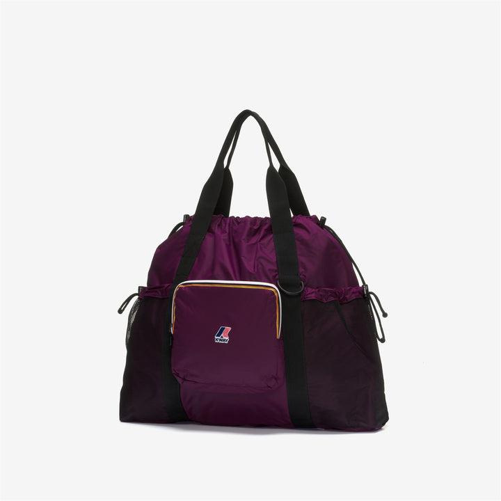 Bags Unisex LE VRAI 3.0 JEANETTE TOTE BAG VIOLET DK PURPLE Dressed Front (jpg Rgb)	