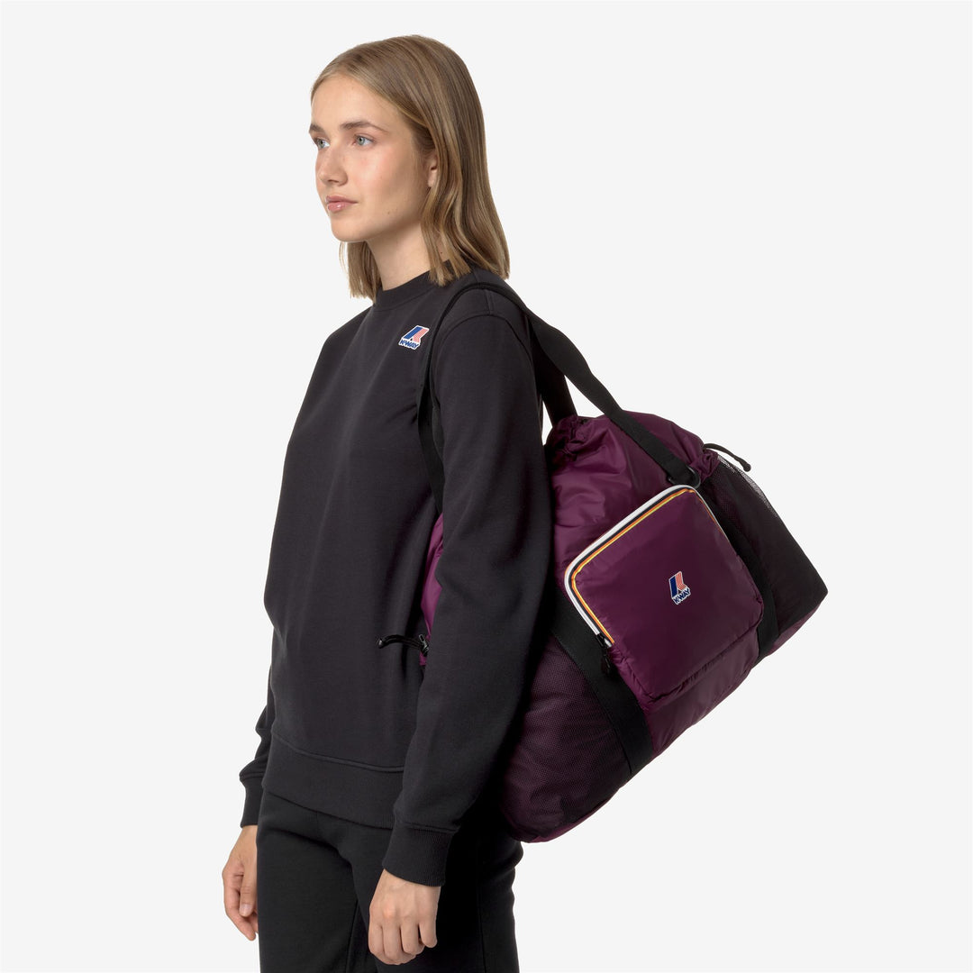 Bags Unisex LE VRAI 3.0 JEANETTE TOTE BAG VIOLET DK PURPLE Detail (jpg Rgb)			