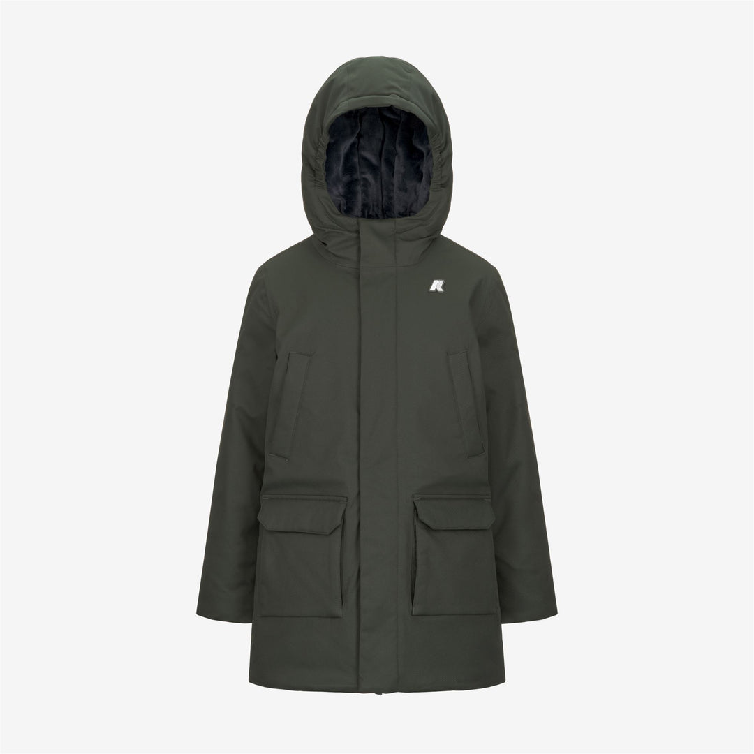 Jackets Boy P. JARKO TWILL MARMOTTA Mid GREEN B-BLUE A Photo (jpg Rgb)			