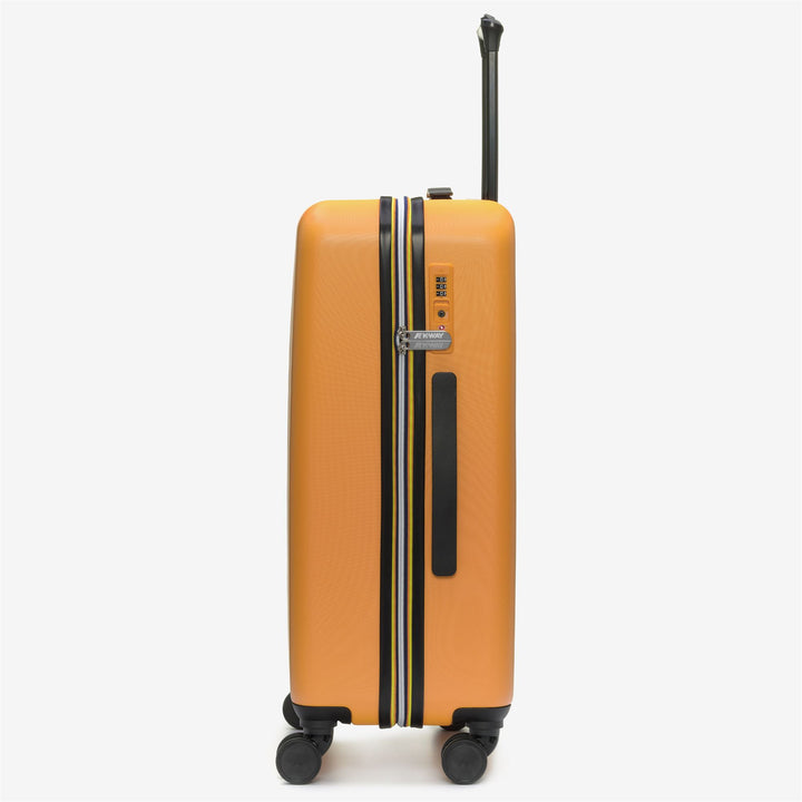 Luggage Bags Unisex TROLLEY MEDIUM Trolley YELLOW INCA--BLUE MD COBALT Dressed Front (jpg Rgb)	