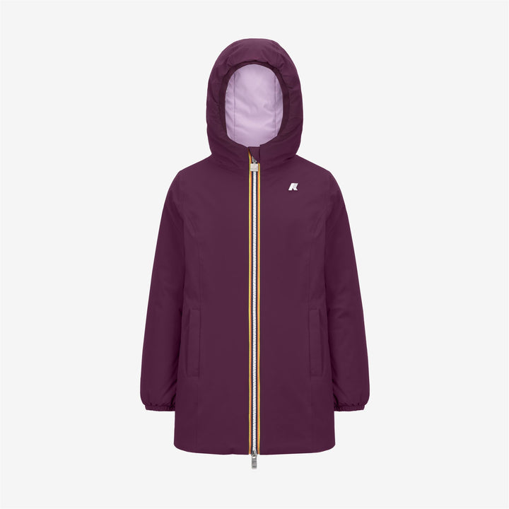 Jackets Girl P. DENISE ST WARM DOUBLE Mid VIOLET DK PURPLE - VIOLET LT LILAC Photo (jpg Rgb)			