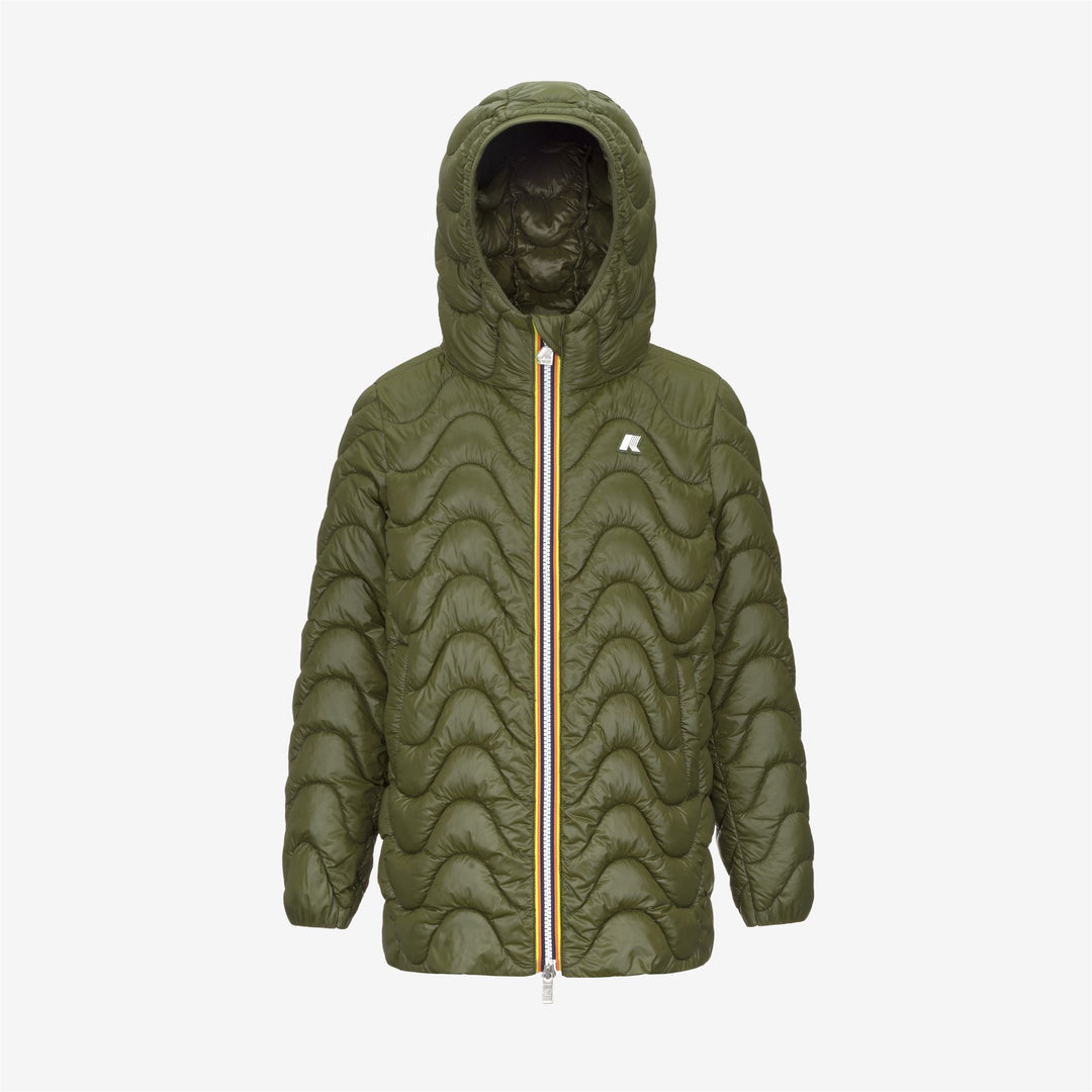 Jackets Girl P. SOPHIE QUILTED WARM Mid GREEN CYPRESS Photo (jpg Rgb)			