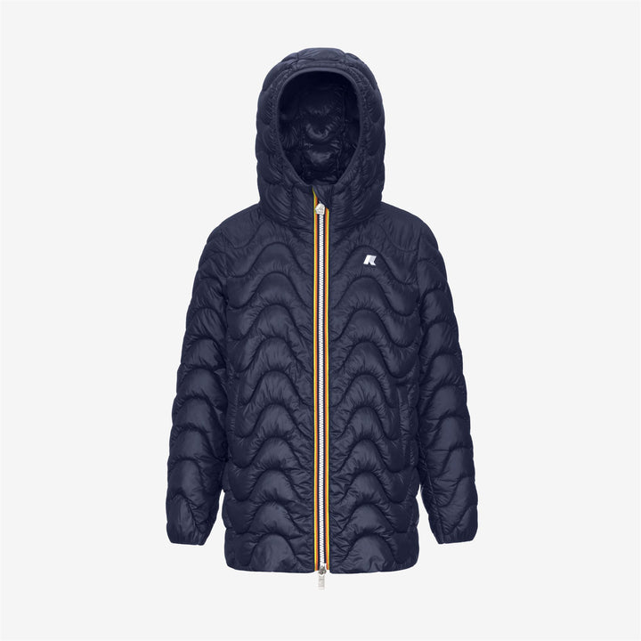 Jackets Girl P. SOPHIE QUILTED WARM Mid BLUE DEPTH Photo (jpg Rgb)			