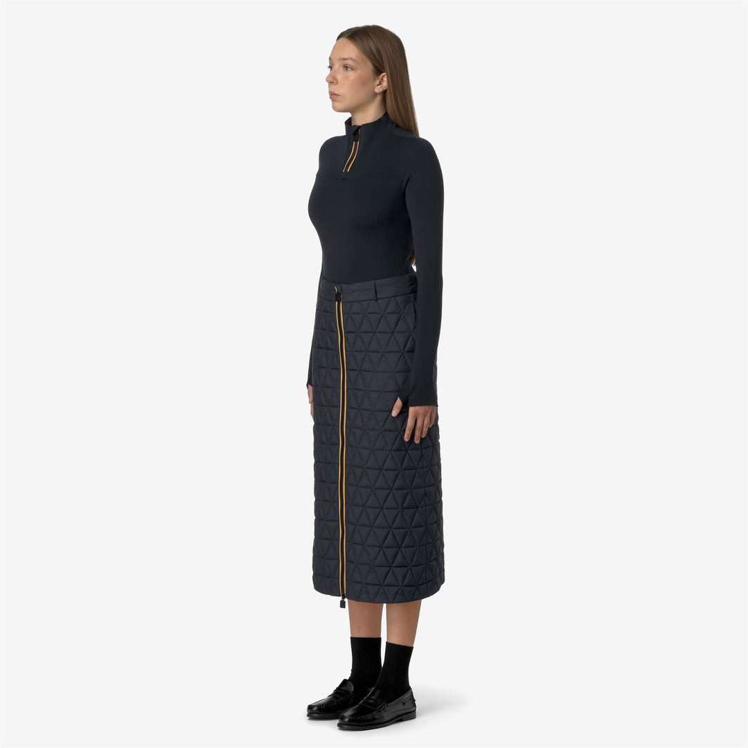 Skirts Woman MARALIE TECH THERMO LIGHT Long BLACK ASH Detail (jpg Rgb)			