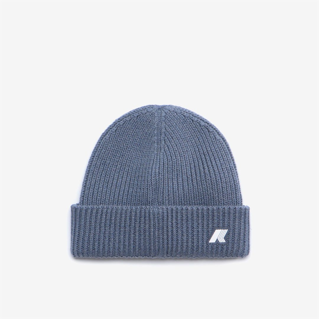 Headwear Kid unisex E. BRICE CARDIGAN STITCH Hat GREY BLUE AVIO MELANGE Photo (jpg Rgb)			