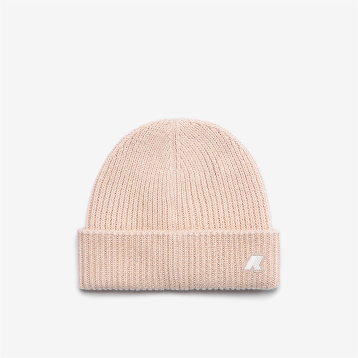 Headwear Kid unisex E. BRICE CARDIGAN STITCH Hat PINK TINT MELANGE Photo (jpg Rgb)			