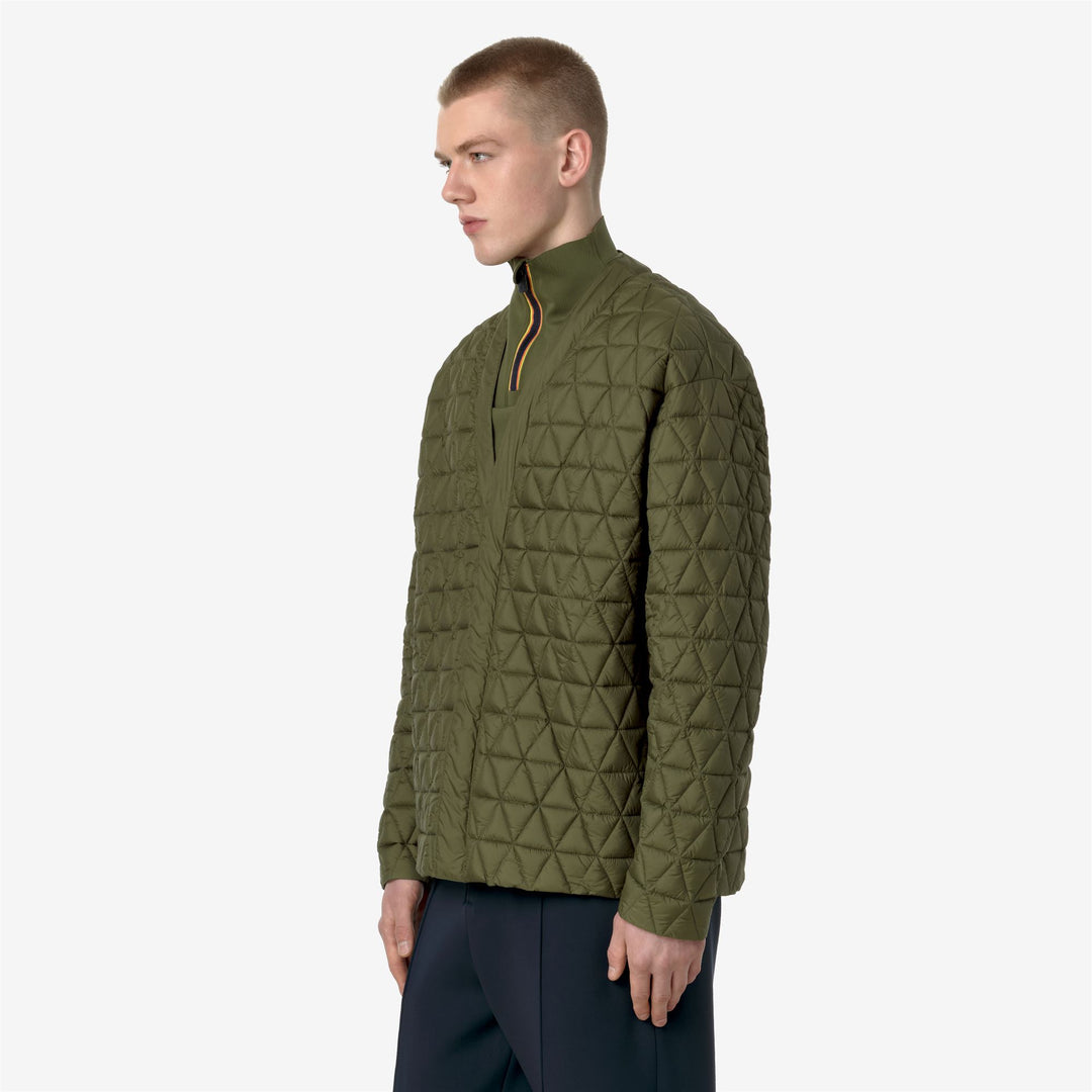 Jackets Unisex CARDY TECH THERMO LIGHT Short GREEN WINTER Detail (jpg Rgb)			