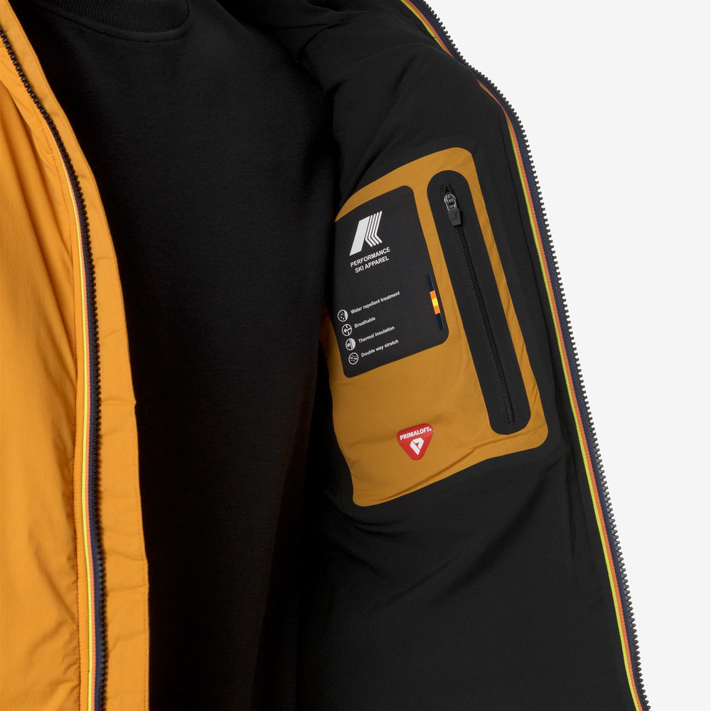 Jackets Man ETRETAT B Mid YELLOW INCA Detail Double				