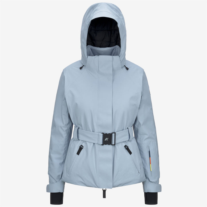 Jackets Woman CHEVRIL MICROTWILL 2L Mid BLUE AVIO Photo (jpg Rgb)			