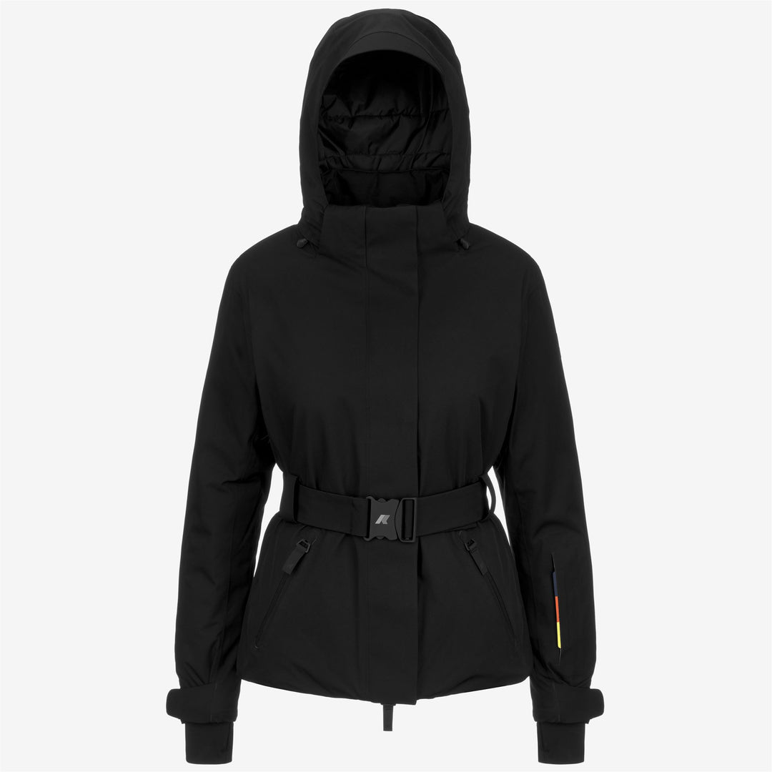 Jackets Woman CHEVRIL MICROTWILL 2L Mid BLACK PURE Photo (jpg Rgb)			