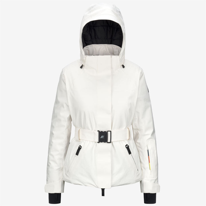 Jackets Woman CHEVRIL MICROTWILL 2L Mid WHITE GARDENIA Photo (jpg Rgb)			