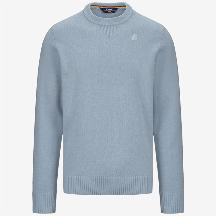 KNITWEAR Man SEBASTIEN LAMBSWOOL Pull Over GREY CELESTE Photo (jpg Rgb)			