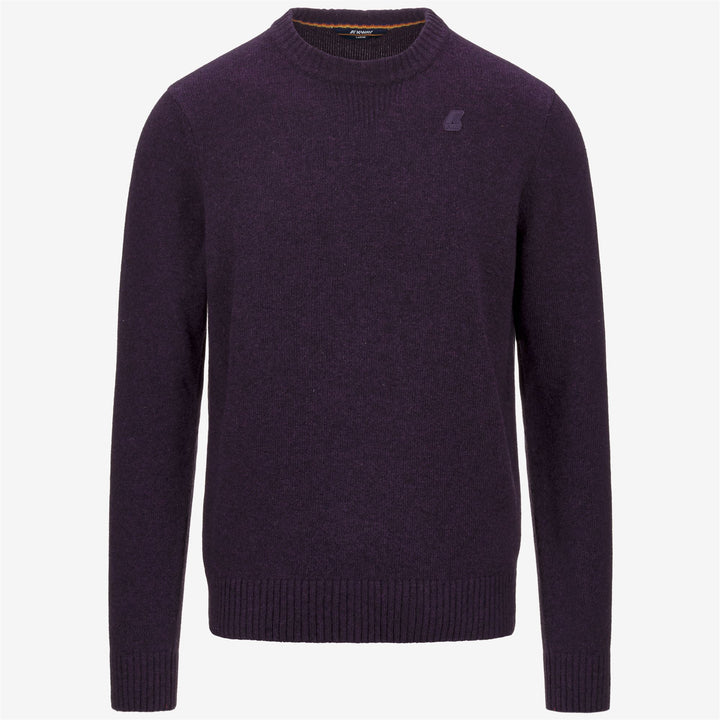 KNITWEAR Man SEBASTIEN LAMBSWOOL Pull Over VIOLET Photo (jpg Rgb)			