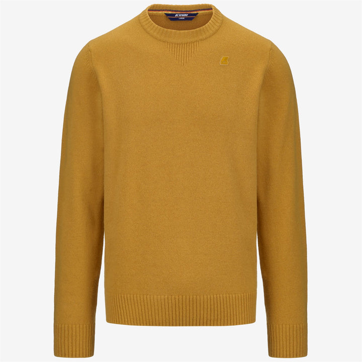 KNITWEAR Man SEBASTIEN LAMBSWOOL Pull Over YELLOW CAMEL Photo (jpg Rgb)			