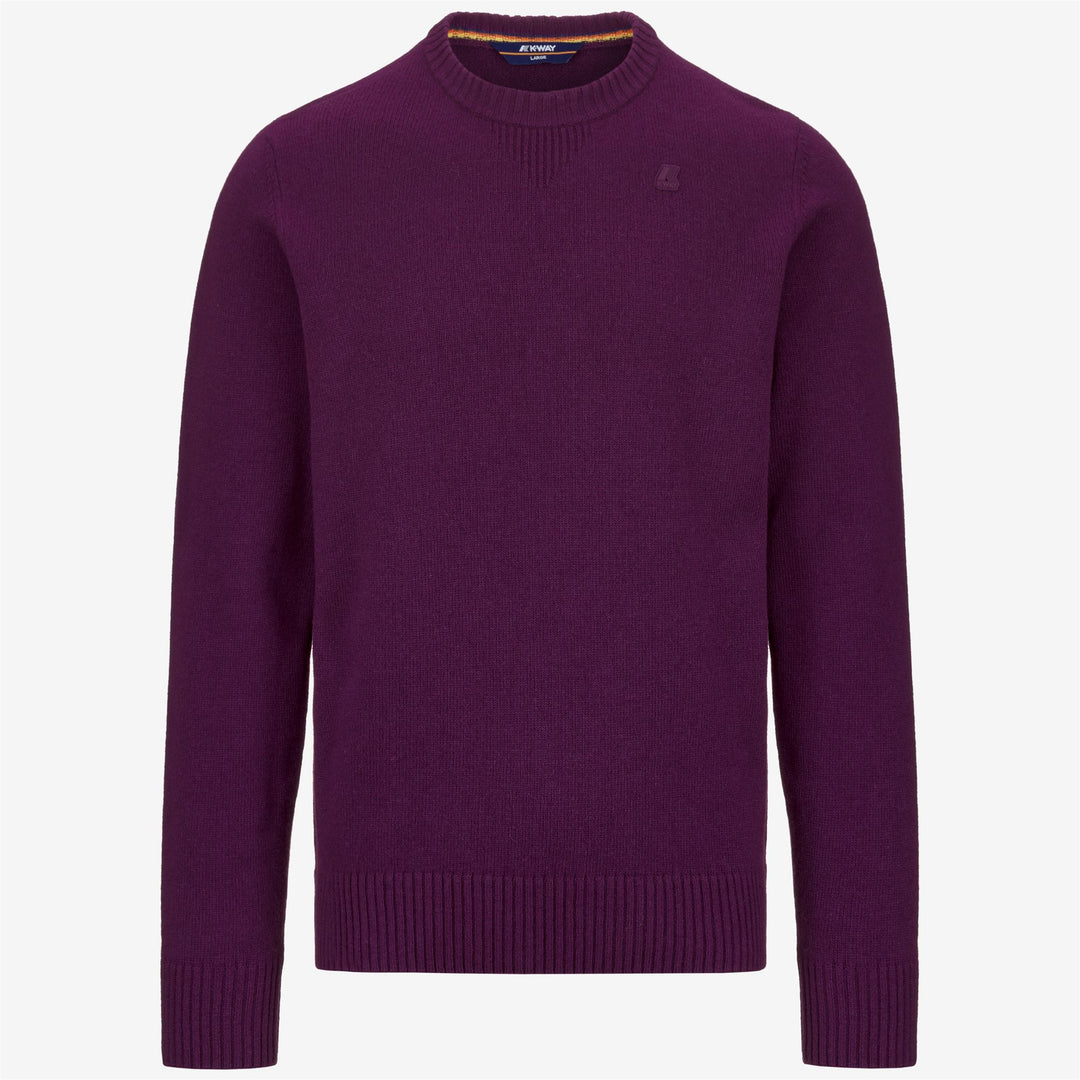 KNITWEAR Man SEBASTIEN LAMBSWOOL Pull Over VIOLET GRAPE Photo (jpg Rgb)			