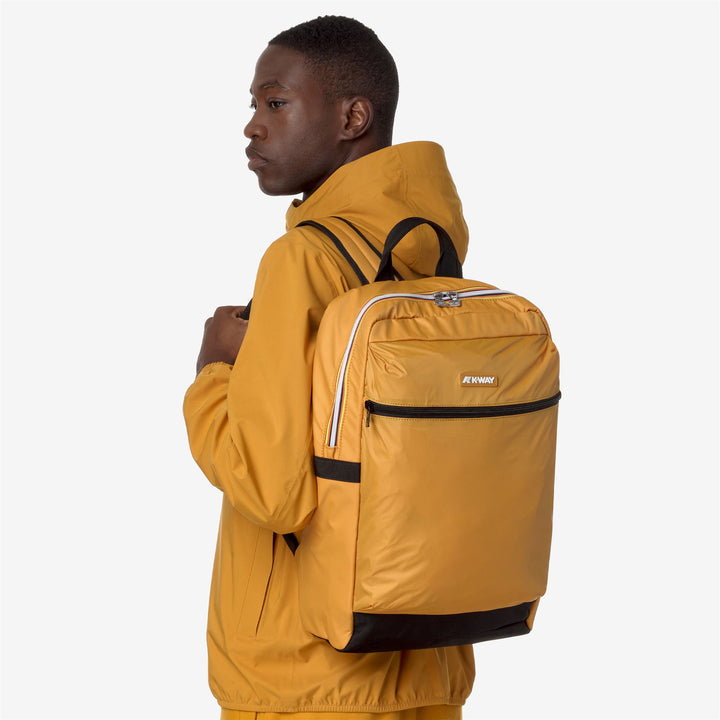 Bags Unisex LAON Backpack YELLOW INCA Detail (jpg Rgb)			