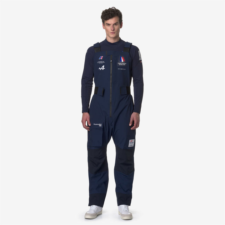 Sport Suits Unisex TALBERT ORIENT EXPRESS TEAM AC Bib BLUE DRESS Dressed Back (jpg Rgb)		