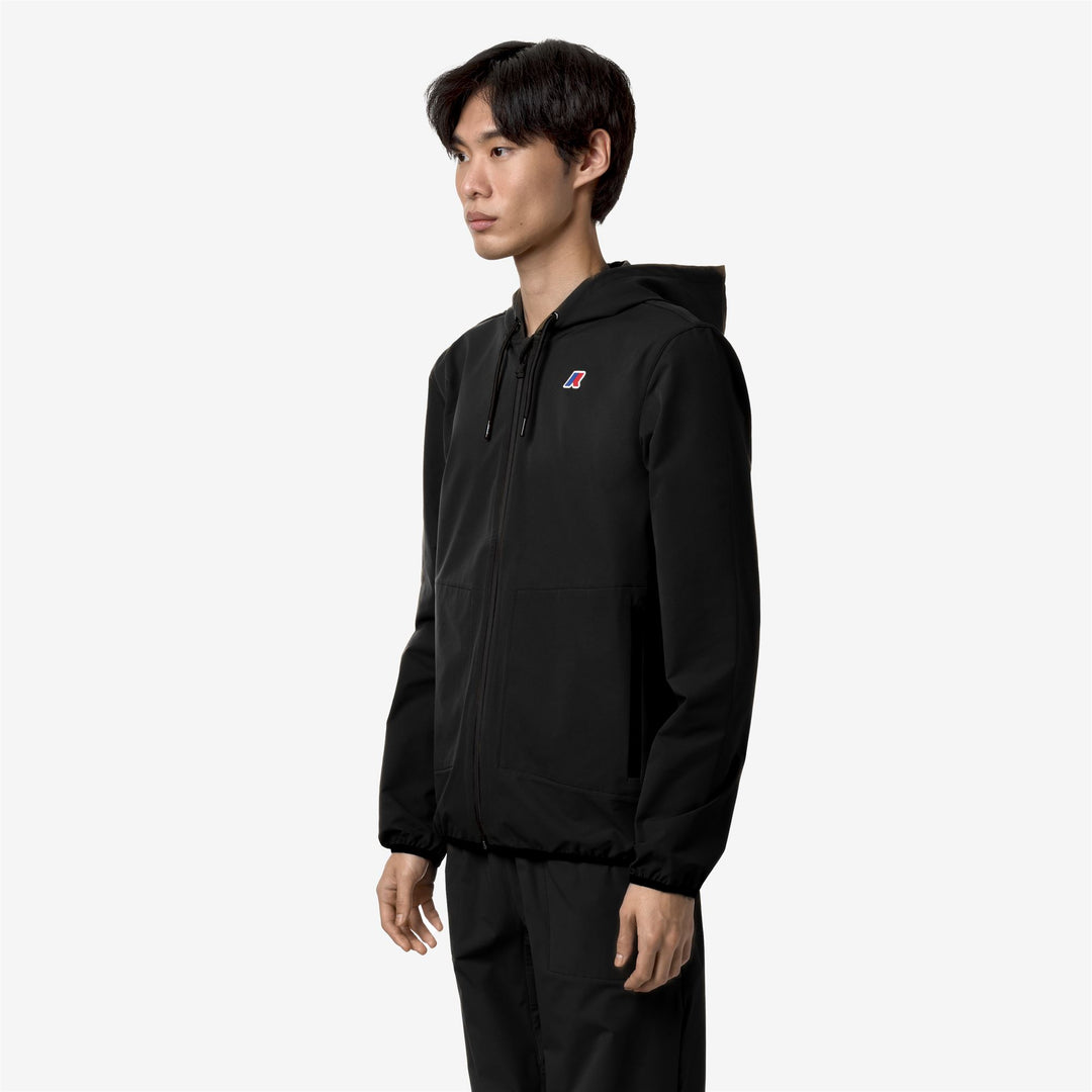 Fleece Unisex JOURDAIN TRAVEL Jacket BLACK PURE Detail (jpg Rgb)			