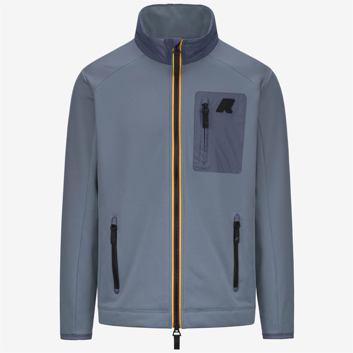 Fleece Man LECREY Jacket GREY BLUE AVIO Photo (jpg Rgb)			