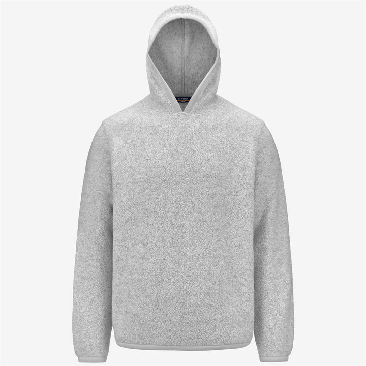 Fleece Man ERNIE WOOL FLEECE Pull Over LT GREY MEL Photo (jpg Rgb)			