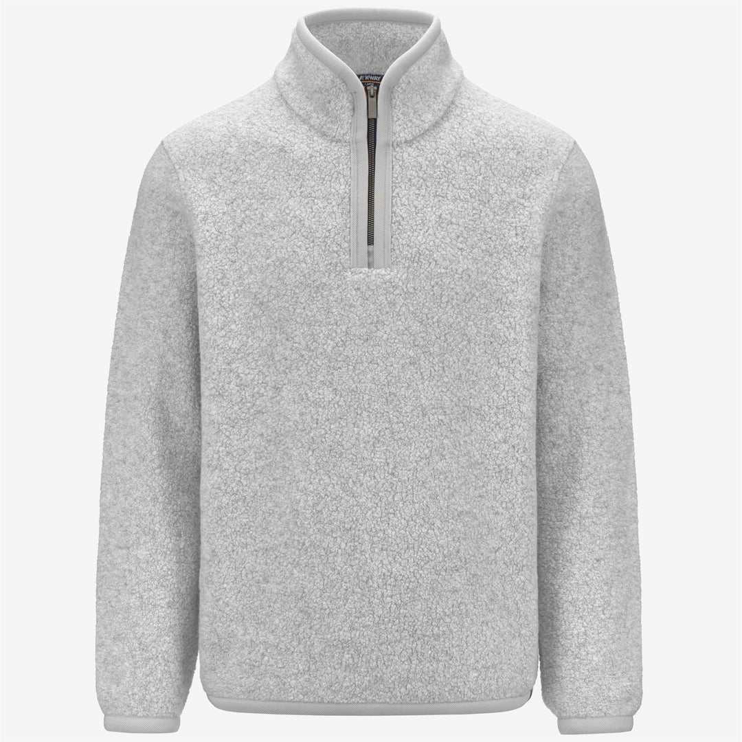 Fleece Man ERN WOOL FLEECE Pull Over LT GREY MEL Photo (jpg Rgb)			