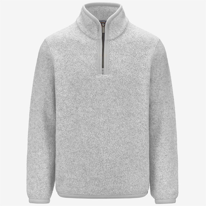 Fleece Man ERN WOOL FLEECE Pull Over LT GREY MEL Photo (jpg Rgb)			