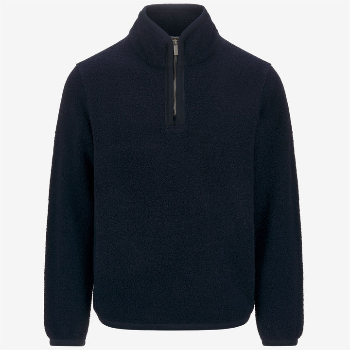 Fleece Man ERN WOOL FLEECE Pull Over BLUE DEPTH Photo (jpg Rgb)			