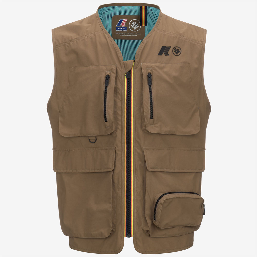 Jackets Unisex ALLOS CORAL GARDENERS Vest BROWN CORDA Photo (jpg Rgb)			