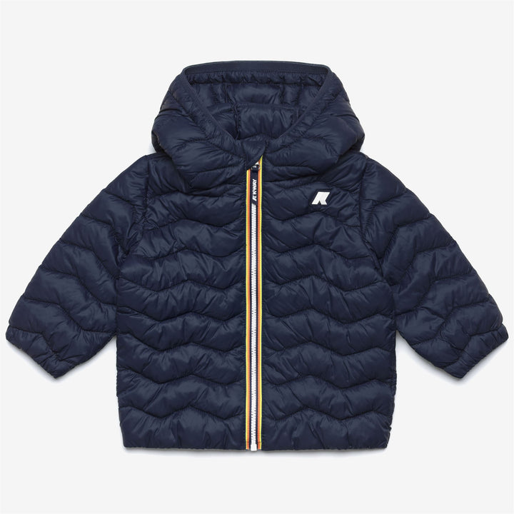 Jackets Kid unisex E. JACK QUILTED WARM Short BLUE DEPTH Photo (jpg Rgb)			