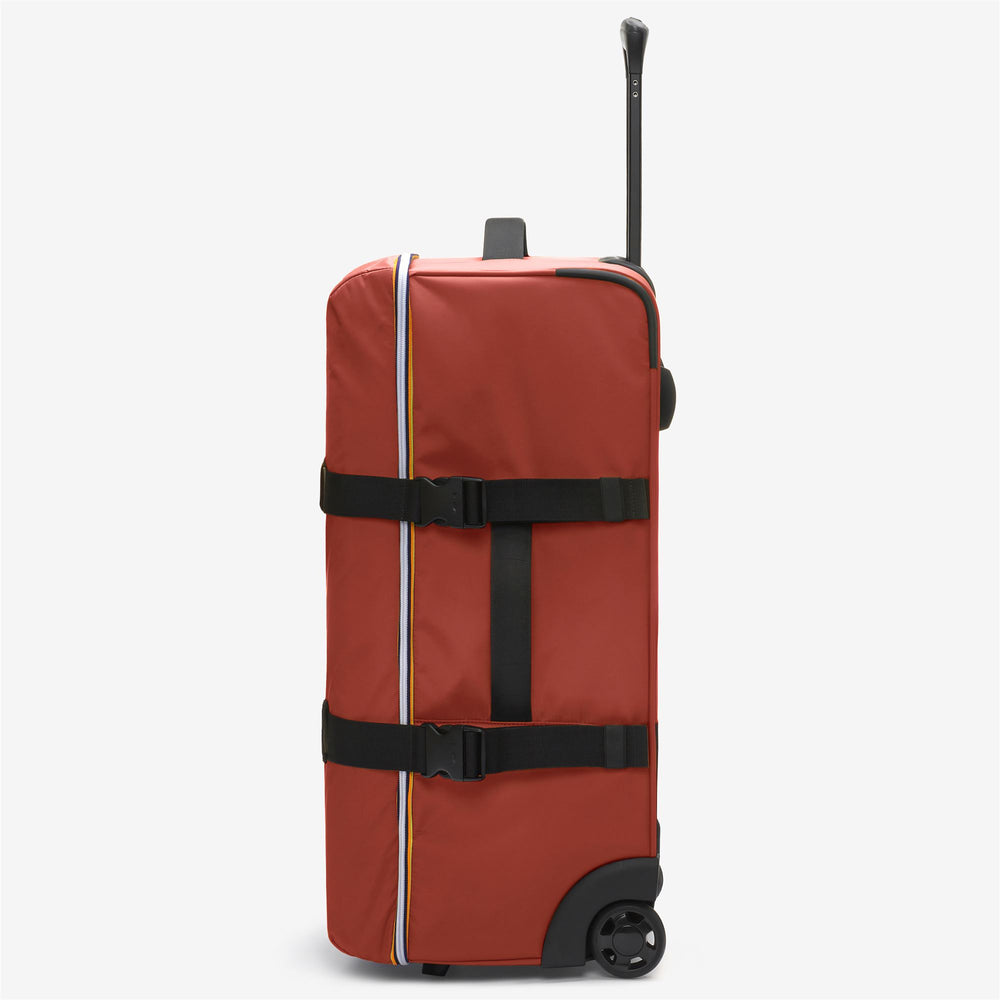 Luggage Bags Unisex BLOSSAC M Trolley RED POMPEIAN-BLACK PURE Dressed Front (jpg Rgb)	