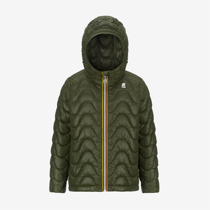 Jackets Girl P. MADLAINE QUILTED WARM Short GREEN CYPRESS Photo (jpg Rgb)			