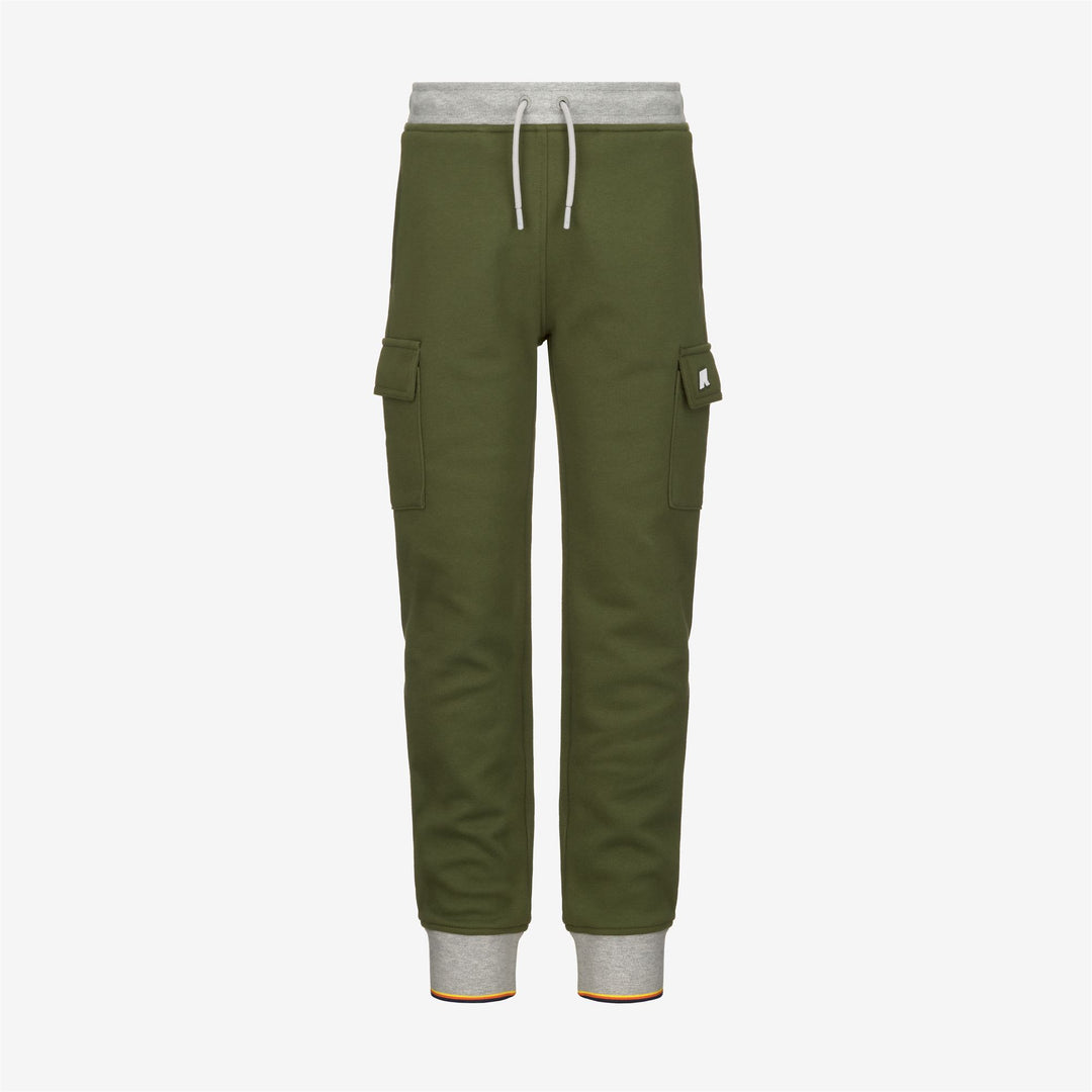 Pants Boy P. MICK STRIPES Sport Trousers GREEN CYPRESS Photo (jpg Rgb)			