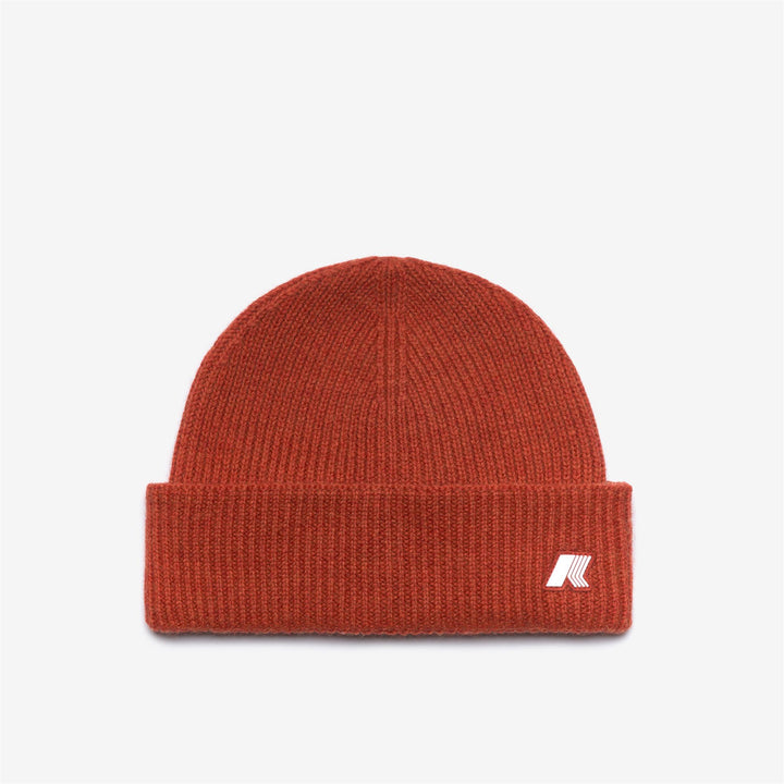 Headwear Unisex BRICE CARDIGAN STITCH WOOL Hat RED POMPEIAN MELANGE Photo (jpg Rgb)			