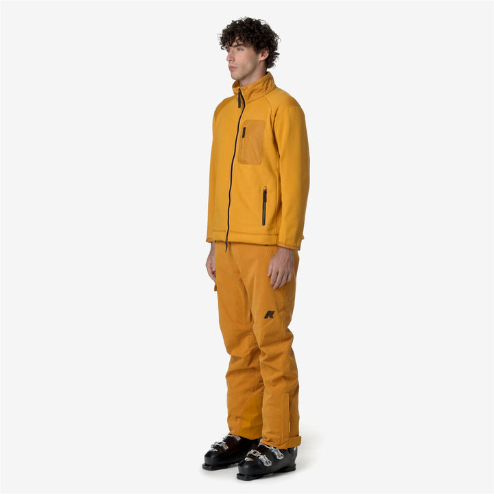 Pants Man AVRIEUX CORDUROY Sport Trousers YELLOW INCA Detail (jpg Rgb)			