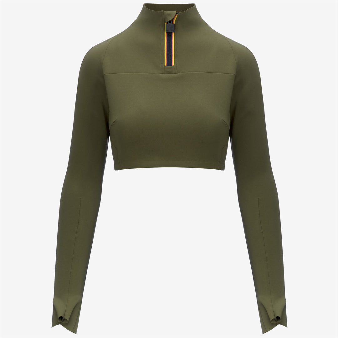 T-ShirtsTop Woman DEFEN SCUBA Top GREEN WINTER Photo (jpg Rgb)			