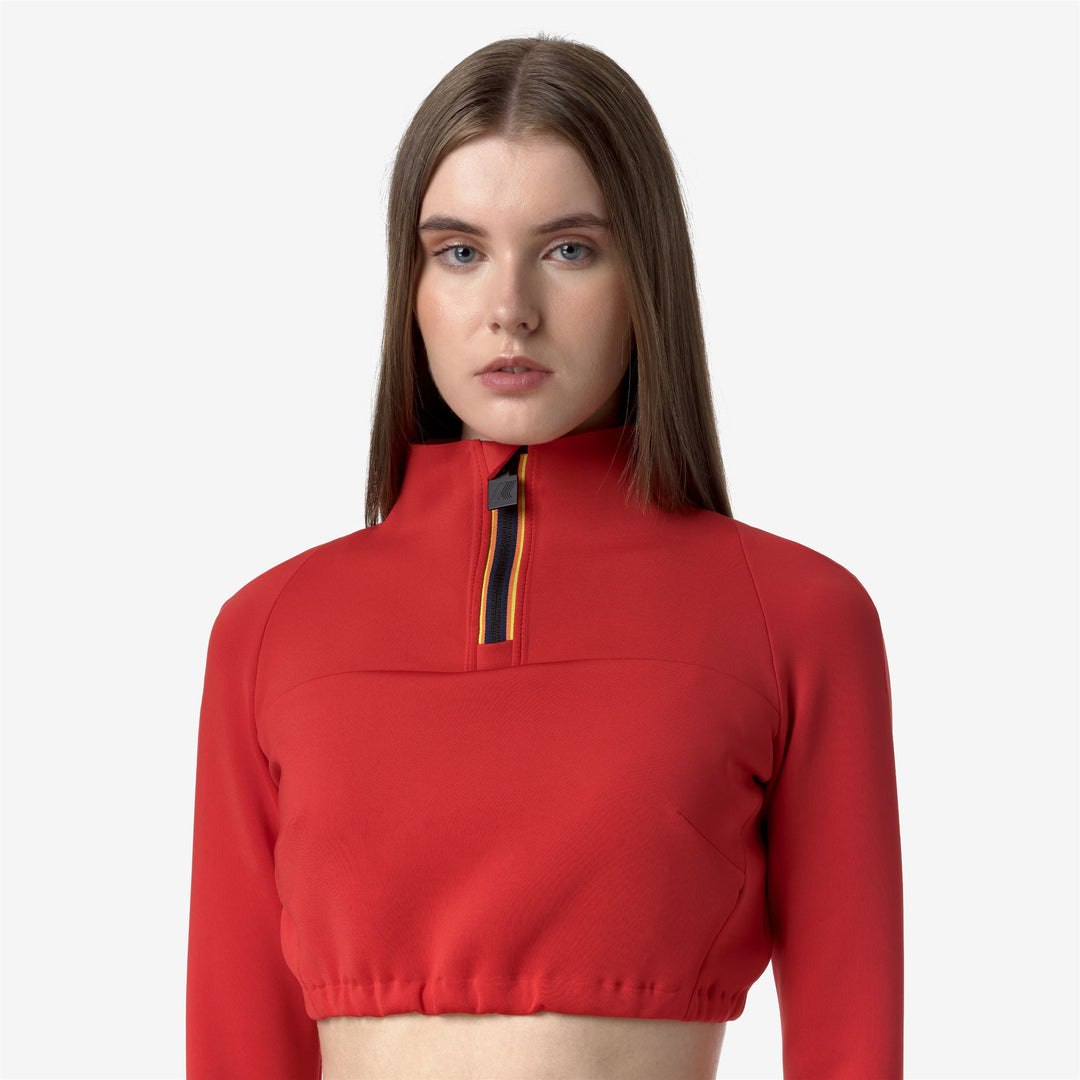 T-ShirtsTop Woman DEFEN SCUBA Top RED DK Detail Double				