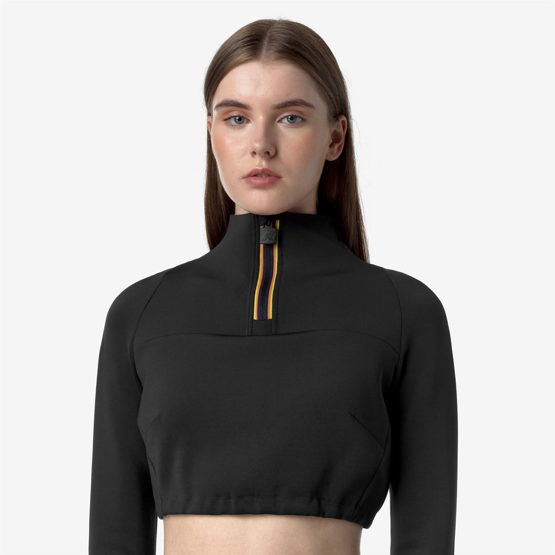 T-ShirtsTop Woman DEFEN SCUBA Top BLACK ASH Detail Double				