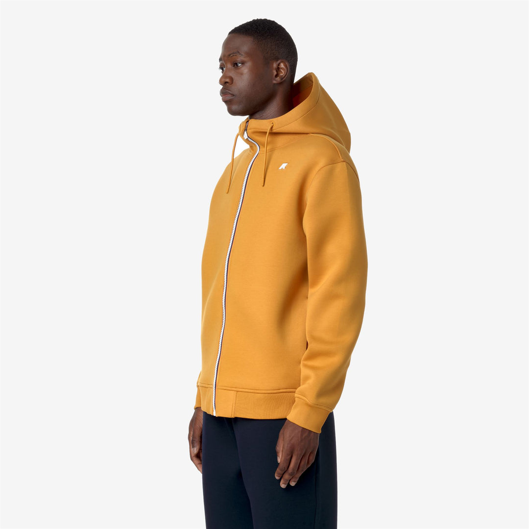 Fleece Man RAINER SPACER Jacket YELLOW INCA Detail (jpg Rgb)			