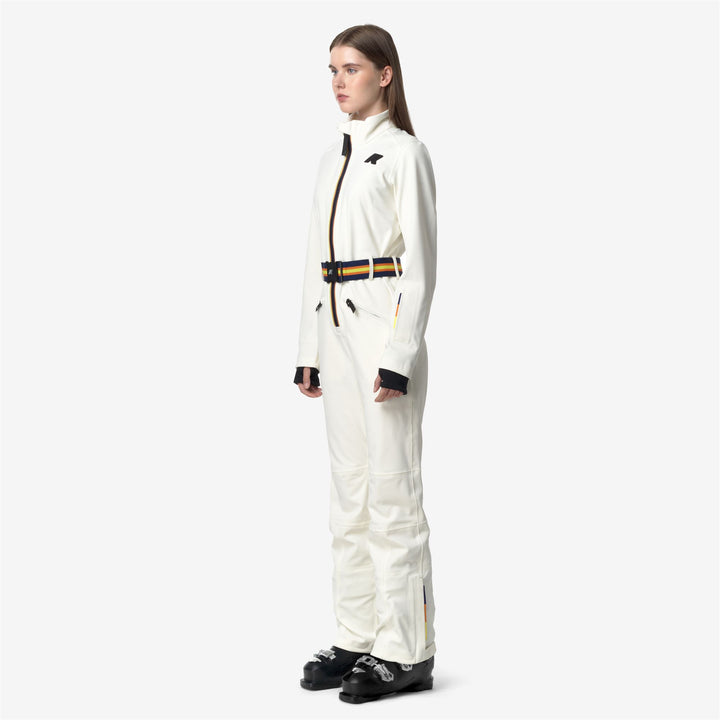 Sport Suits Woman LECHERE ICONICTAPE Coverall Suit WHITE GARDENIA Detail (jpg Rgb)			