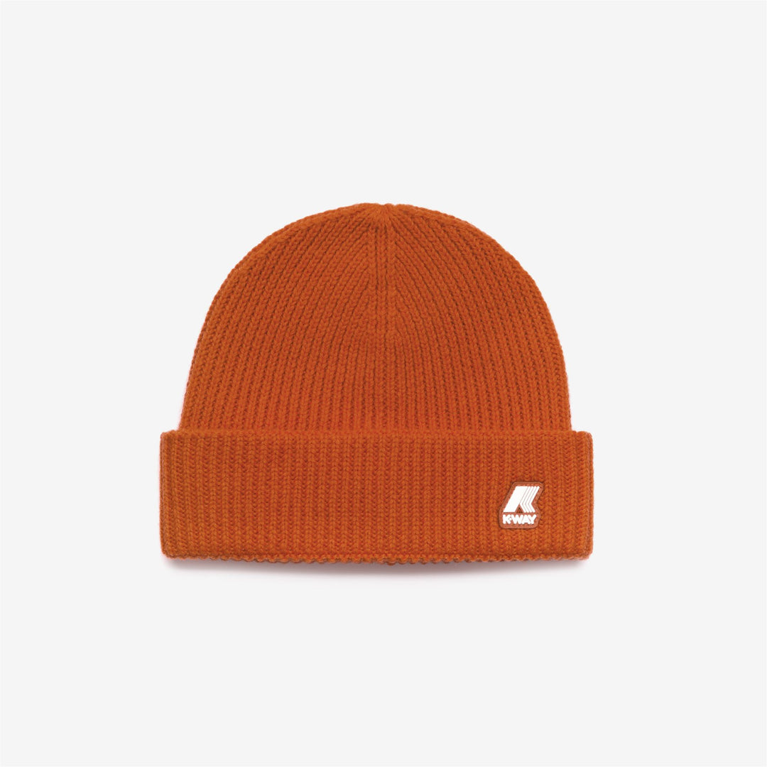 Headwear Kid unisex P. BRICE CARDIGAN STITCH Hat ORANGE PUMPKIN Photo (jpg Rgb)			