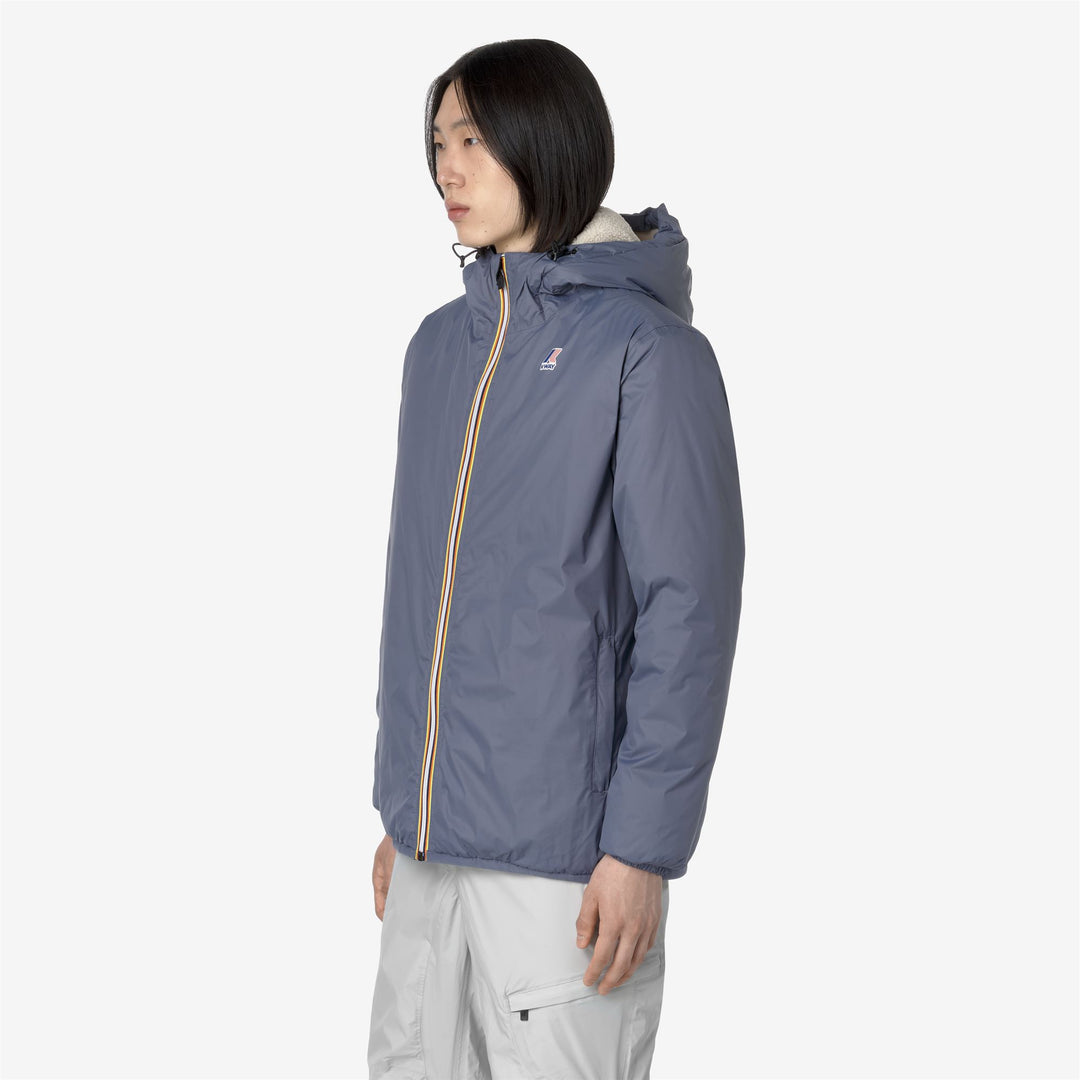 Jackets Unisex LE VRAI 3.0 CLAUDE ORSETTO Mid GREY BLUE AVIO Detail (jpg Rgb)			