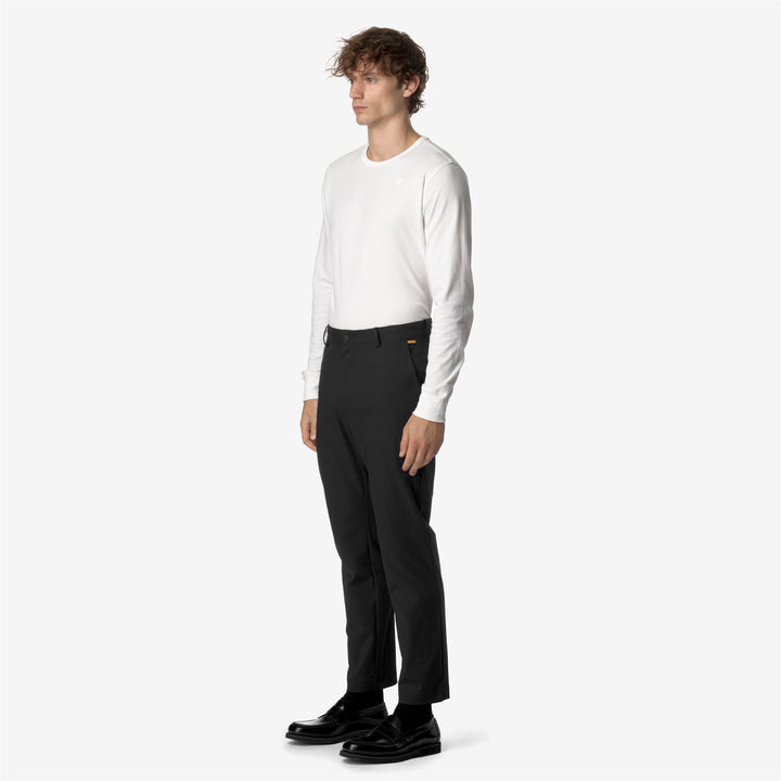 Pants Unisex ELIA TWILL PEACH CHINO BLACK PURE Detail (jpg Rgb)			